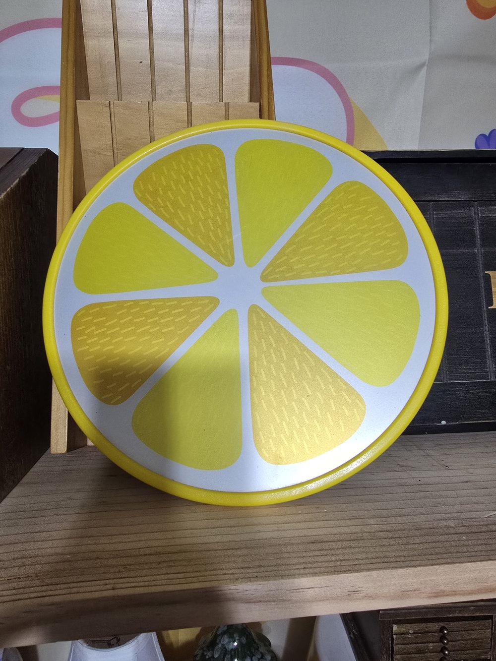 Yellow Lemon Slice Decorative Tray/Cutting Board